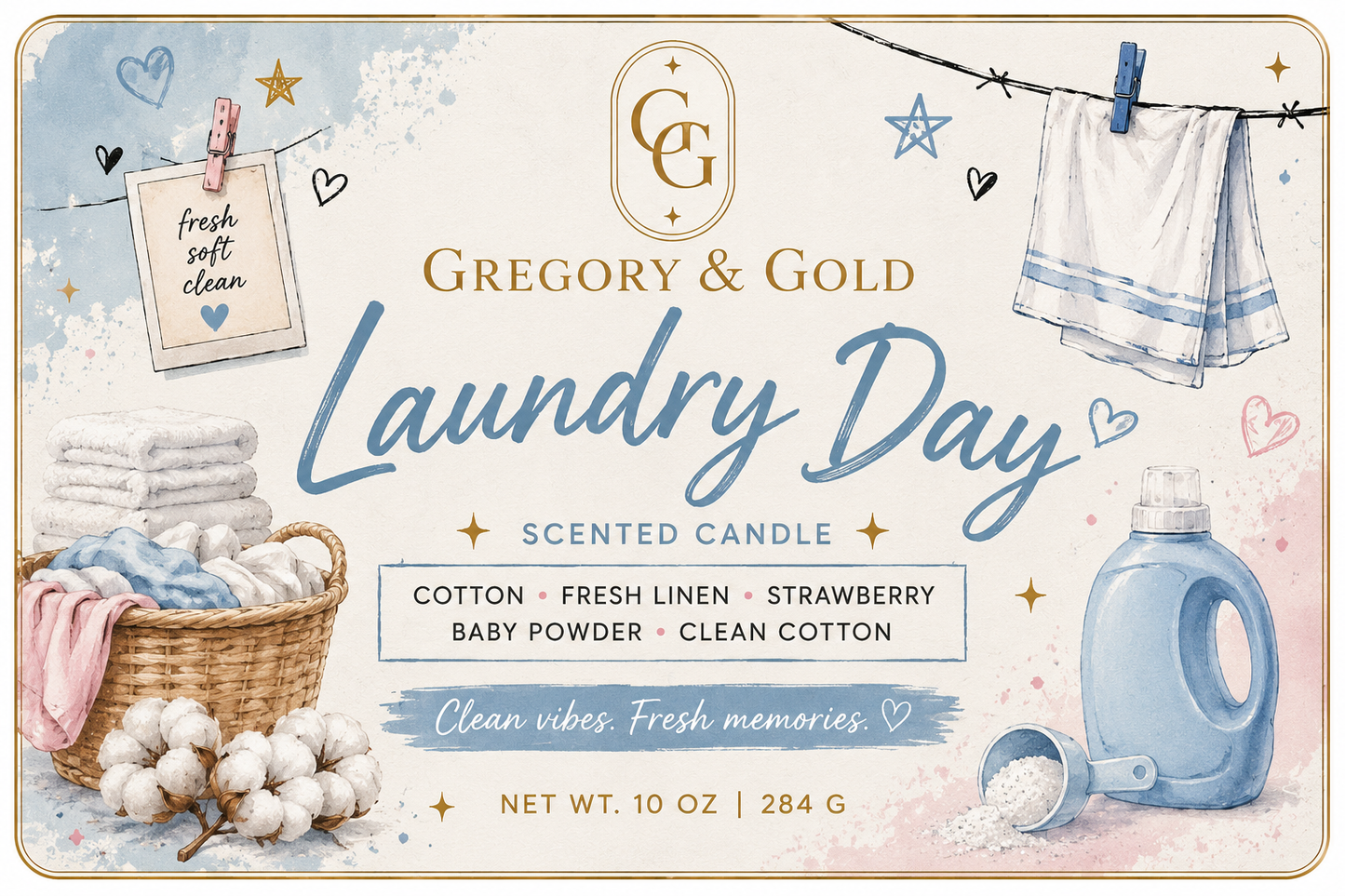 Laundry Day Candle